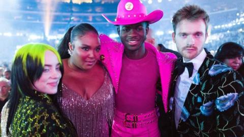 Billie Eilish, Lizzo, Lil Nas X, with Finneas O'Connell