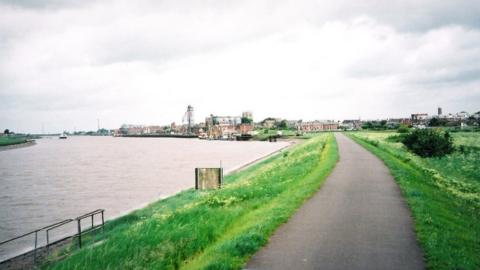 View of Harding's Pits and River Great Ouse