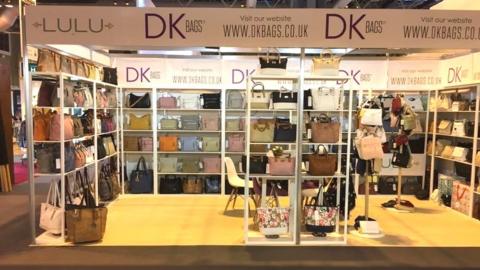 DK Bags exhibition stall