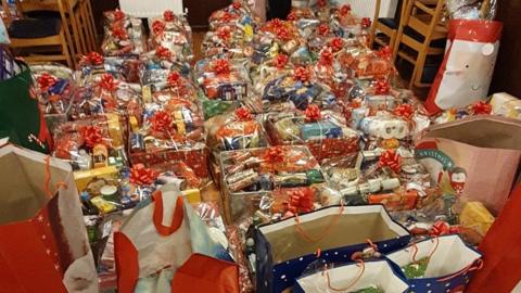 Hampers made by group