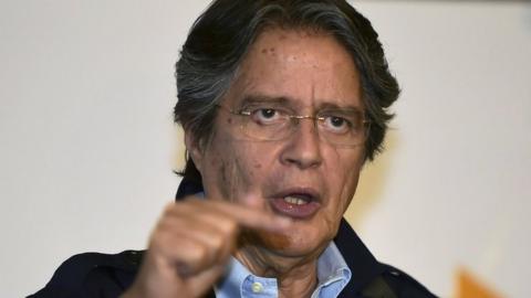 Ecuadorean presidential candidate Guillermo Lasso