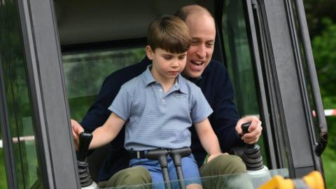 Prince Louis and Prince William