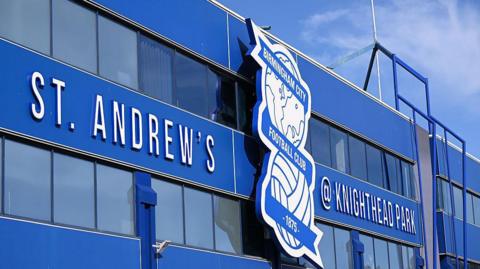 Outside shot of St Andrew's the home of Birmingham City FC