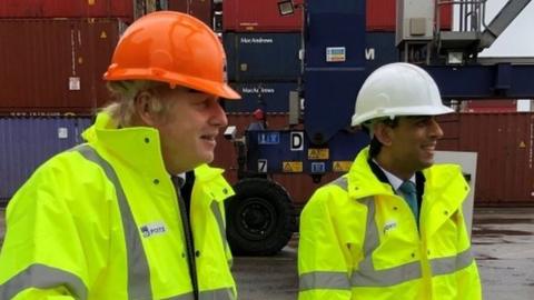 Boris Johnson and Rishi Sunak