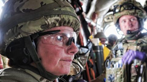 Michelle Partington in Afghanistan