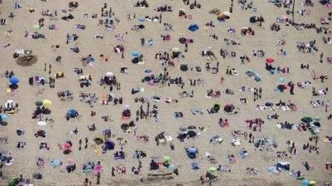 Beach scene