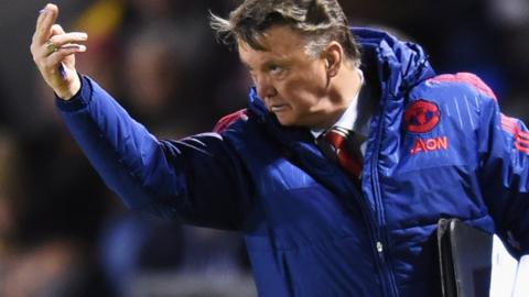 Manchester United manager Louis van Gaal