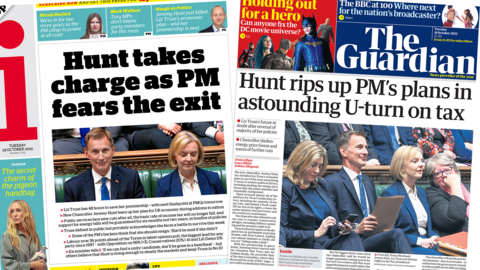 i and Guardian front page