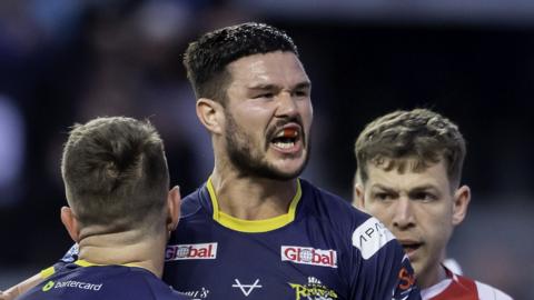 Leeds Rhinos' James Bentley on the field during a game for the club