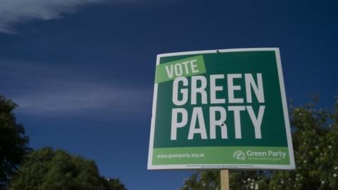 Green Party sign