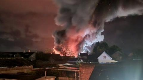 Fire in Beverley