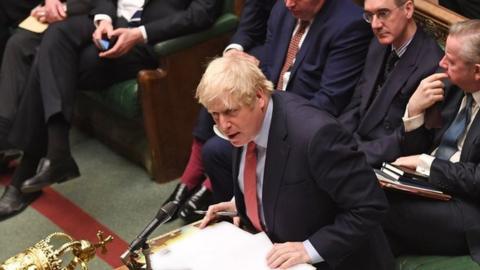 Boris Johnson at PMQs