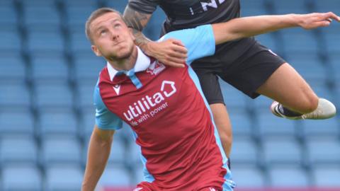 Frank Vincent played eight times in this season's first loan spell away from Bournemouth at Scunthorpe