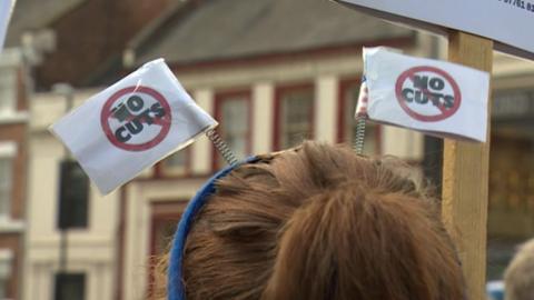 Northampton protest