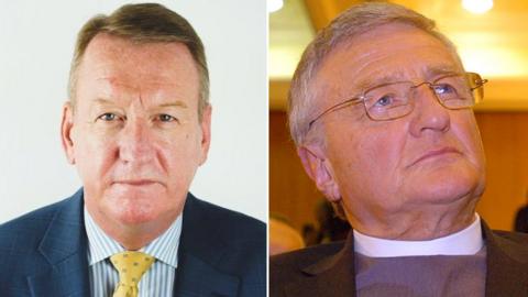 Derry city centre manager Jim Roddy (left) and former Methodist Church president Rev Harold Good are behind the talks