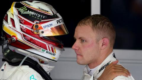 Lewis Hamilton and Valtteri Bottas