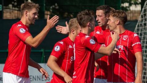 Lorne Bickley celebrates