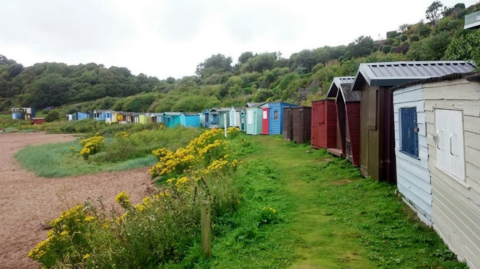 Beach huts