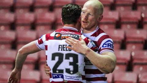 Liam Farrell celebrates