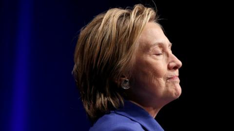 Hillary Clinton speaks to the Children's Defense Fund in Washington,16 November 2016.