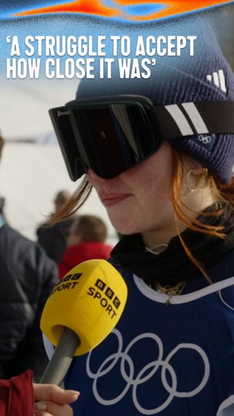 Kirsty Muir being interviewed