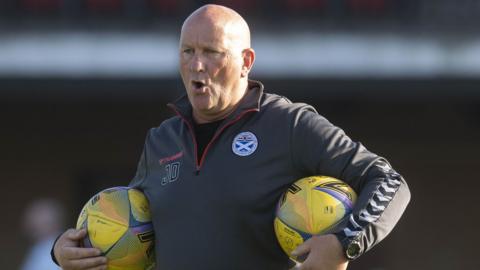 Jim Duffy had been assistant to previous manager David Hopkin