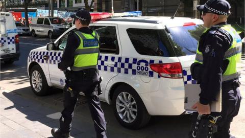 Police in Melbourne