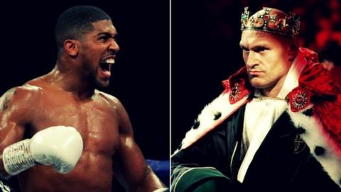 Anthony Joshua and Tyson Fury