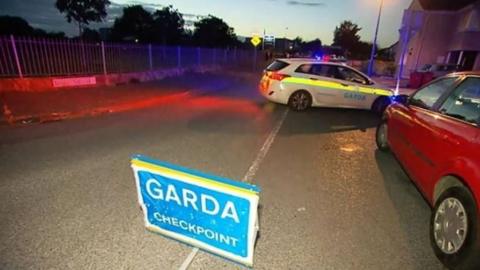 Gardaí at the scene of a shooting in north Dublin