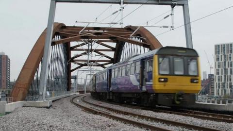 train through bridge