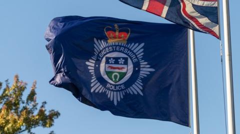 Leicestershire Police flag