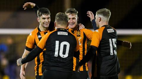 Auchinleck Talbot stunned Hamilton Accies in the Scottish Cup