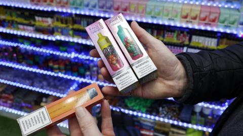 Illegal vapes found in shop