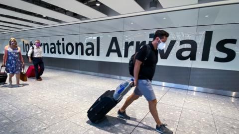 People at Heathrow Airport