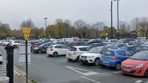 Car park in Shrewsbury