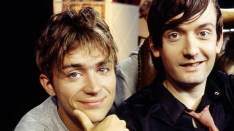 Damon Albarn and Jarvis Cocker in the '90s
