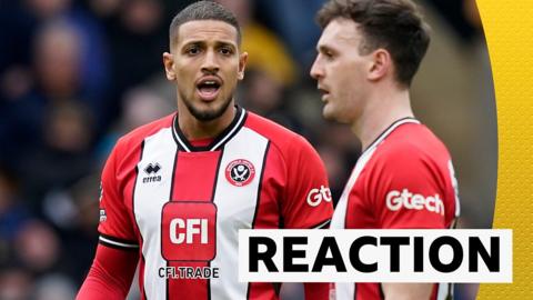 Sheffield United's Vinicius Souza and Jack Robinson