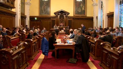 Belfast City Council passed the Alliance motion at a meeting on Tuesday night