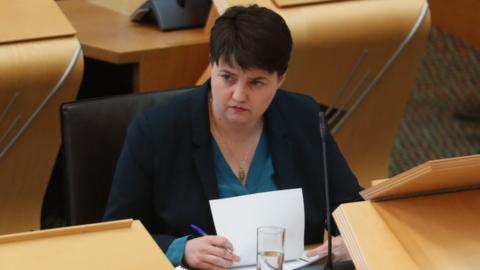 Ruth Davidson at Holyrood