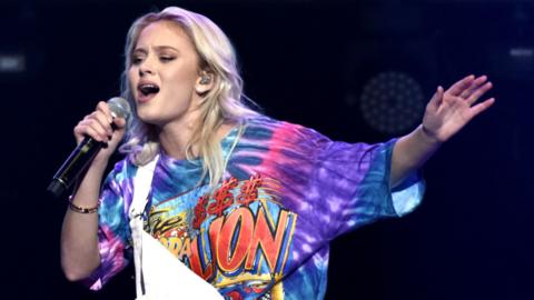 Zara Larsson performs at SAP Center on 3 December 2016 in San Jose, California.