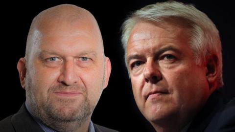 Carl Sargeant a Carwyn Jones