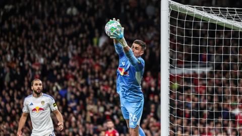 Karl Darlow makes a save