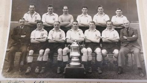 Derby County FA Cup winning side in 1946