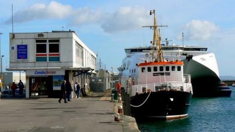 Condor Ferries terminal at Weymouth in 2011