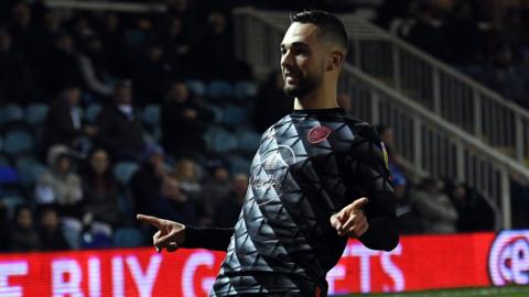 Barnsley's Adam Phillips celebrates