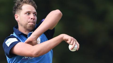 Derbyshire spinner Matt Critchley