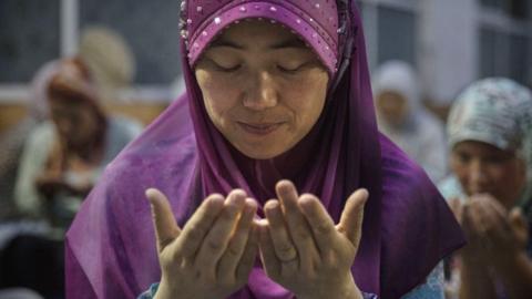 Woman imam in Sangpo