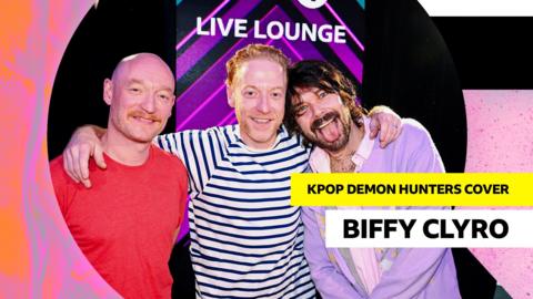 Biffy Clyro in the Radio 1 Live Lounge