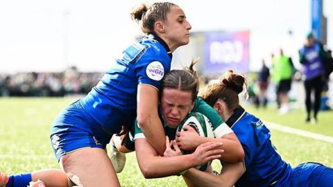 Ireland score a first-half try