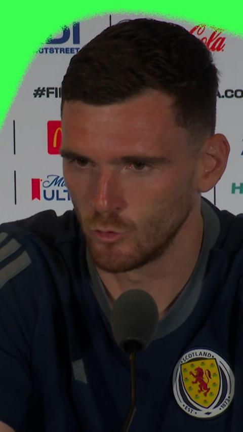 Scotland captain Andy Robertson